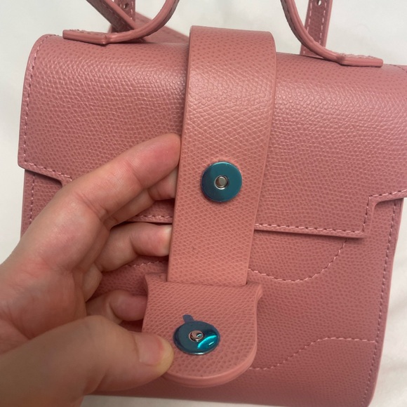 BNWT Senreve Mini Alunna in pebbled mauve - Picture 6 of 8